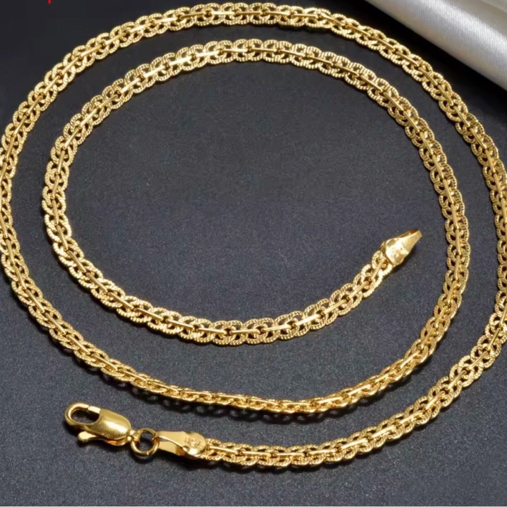 22” Gold Rope Chain Necklace